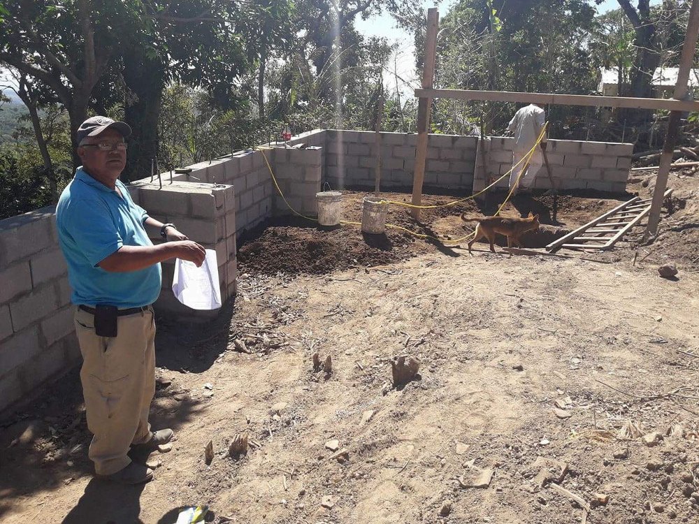 The beginnings of the new Centro de Capatación (Adult Training Center) of the Carmelites. This facility will provide major support to the people of the area in their daily tasks of growing crops and raising animals as well as their own spiritual development.
